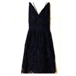 Navy mini dress